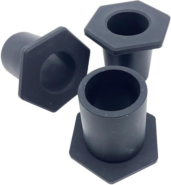 3pcs Umbrella Wedge Insert for Outdoor Table Mount Base Fits 48mm Opening and 37mm Umbrella Pole Prevents Wobbling on Patio Balcony