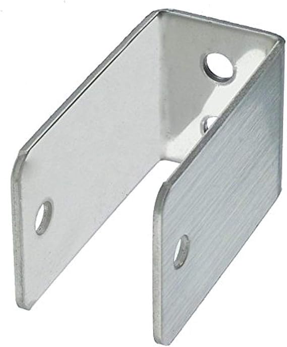 Harris Hardware 11989 Extra Long U Bracket Stamped Stainless Steel 3/4-Inch Panel Thickness 2-1/2-Inch Bracket Stamped Stainless Steel Height 7/8-Inch Base Length 1-1/2-Inch Base Width,