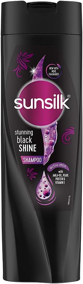 Sunsilk Stunning Black Shine Shampoo, 340 ml