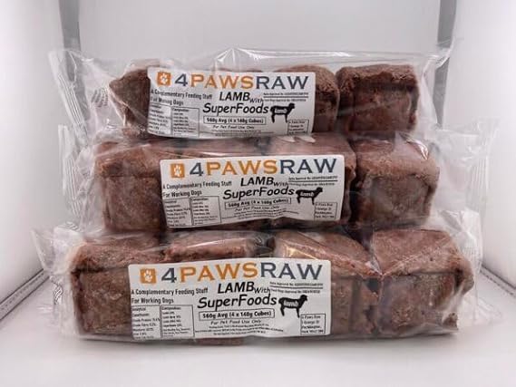 Raw Dog Food Lamb With Superfoods Mince For Dogs 20 X 560g Packs - 11.2kg
