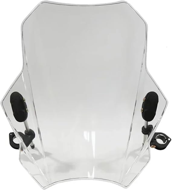 Windshield Screen Deflector For Cb650r For Bajaj For Dominar 400 For Crf1000L For Africa For Twin Universal Motorcycle Windscreen Windshield Screen Deflector(Transparent)