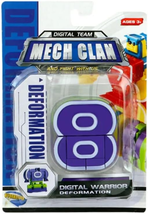 Number Turning into Robot - Eight