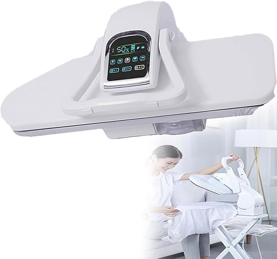 2200W Professional Steam Press, 66/79/89cm Clothes Ironing Press Machine with Touch Screen Panel, 1L Fabric Steamer Ironing Machine (66cm)