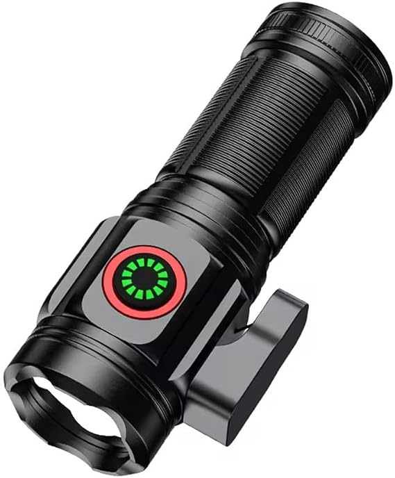 Powerdex PD-7007 Şarjlı Mini El Feneri Güçlü Işık Polis Feneri 15 Watt Yedek Pilli [Enerji Sınıfı A++]