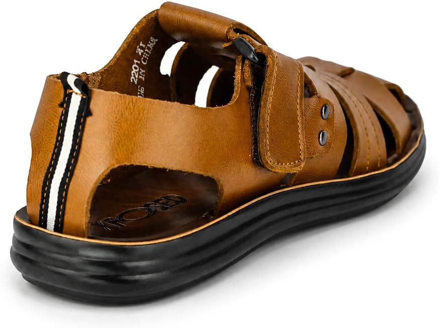 Xposed Mens Leather Cross Strap Sandals Jesus Style Summer Holiday Beach Walking Mules