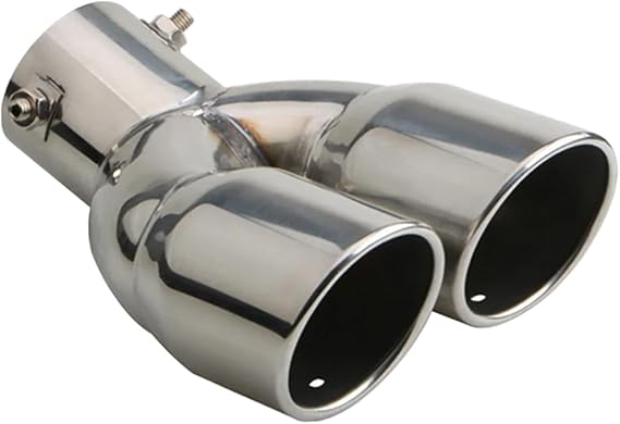 Car Exhaust Tailpipe Stainless Steel Exhaust Trim Tailpipe Silencer