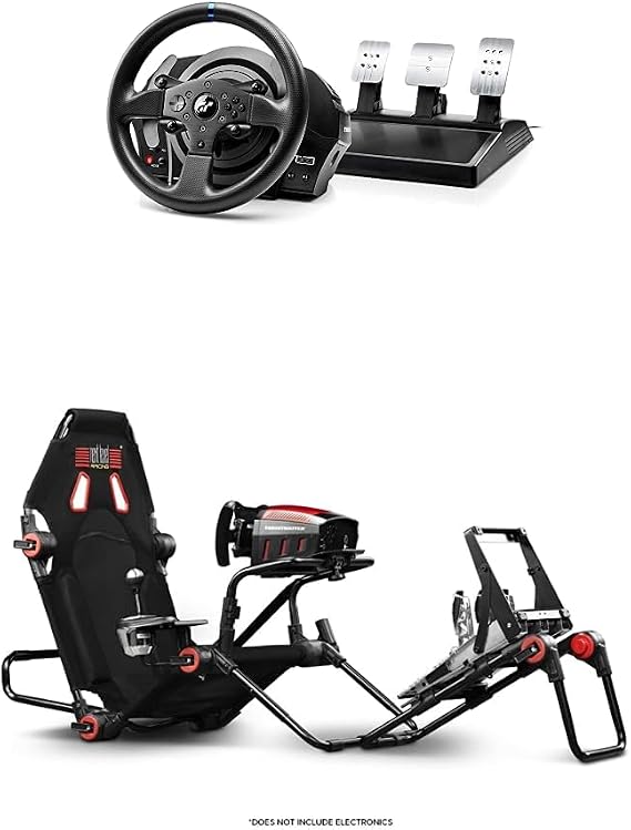 Domestic Genuine Thrustmaster Thrustmaster Steering Controller T300 RS GT Edition＋Next Level Racing Racing Cockpit F GT-Lite