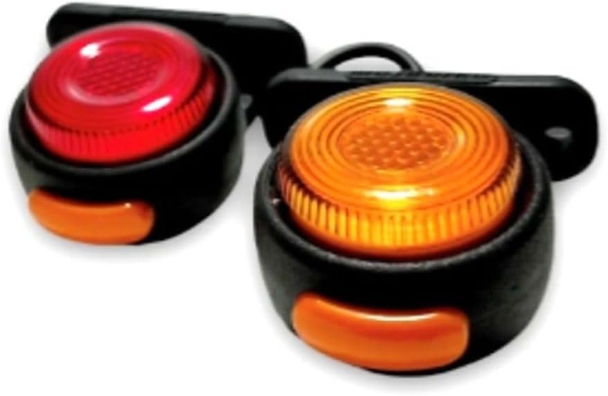 Neon Ledli Takoz Lamba 12-24 Volt Sarı-kırmızı 2 Adet