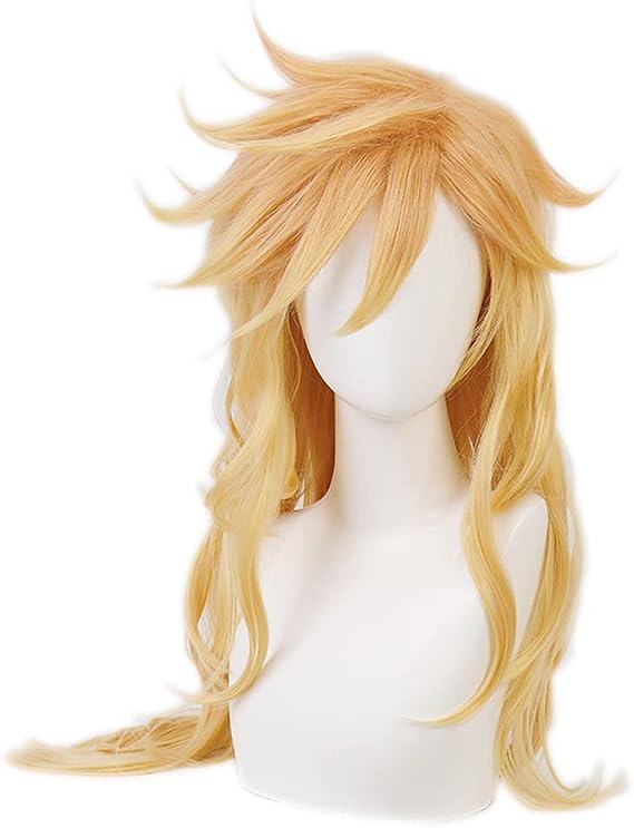 HIROAKIYA Douma Cosplay Wig with Wig Cap
