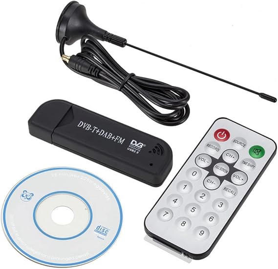 USB2.0 Digital DVB-T SDR++FM TV Tuner Receiver SDR RTL2832U+ FC0012