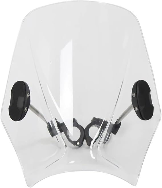 Motorcycles Windshield For Svartpilen 401 250 2020 2021 2022 2023 Accessories Motorcycle Adjustable Wind Screen Windshield(Transparent)