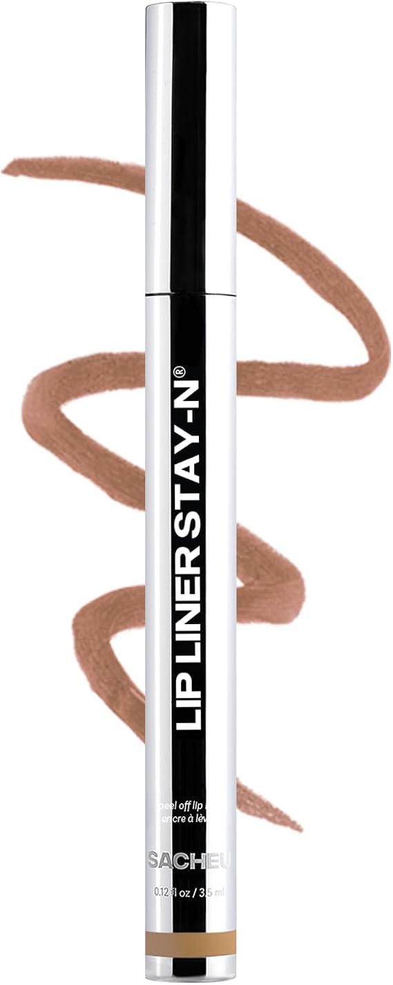 Sacheu Lip Liner STAY-N Peel Off Lip Stain, Longwear, MUAH-VE