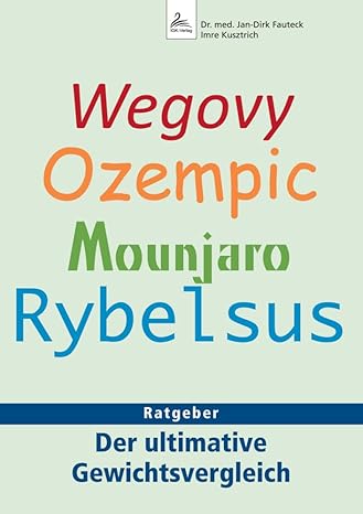 Wegovy, Ozempic, Mounjaro, Rybelsus: Ratgeber - Der ultimative Gewichtsvergleich