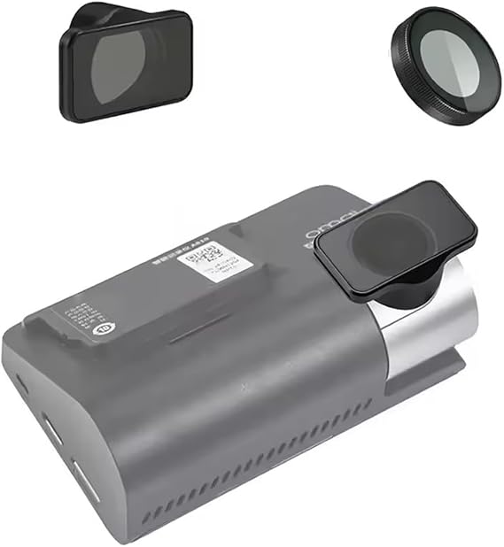 CPL Filter Set for 70mai A810 4K HDR Dash Cam, Anti-Glare Wide Lens Cover, Black (for 70mai A810+RC24 CPL)