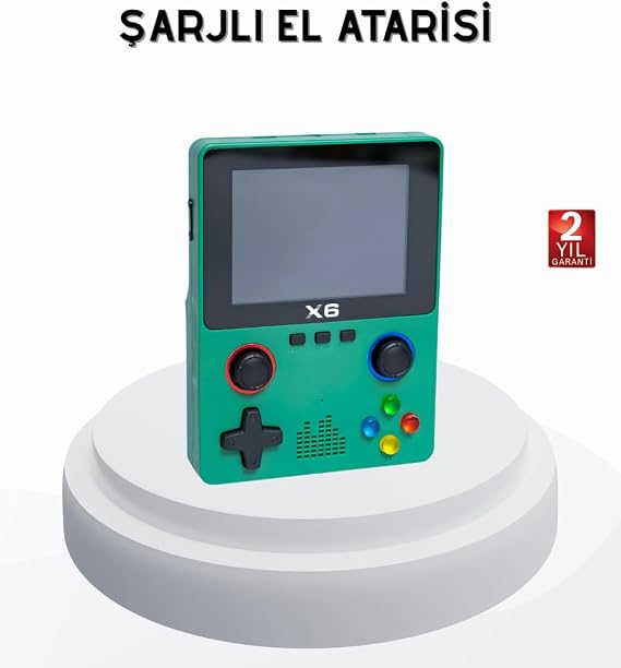 YamanHobi 3.5 İnç IPS Ekranlı Taşınabilir Oyun Konsolu Ergonomik Çift Tetikli