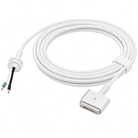 PrimeX PX-MAC2 MagSafe 2 Güç Adaptörü Kablosu, Apple MacBook A1425 A1435 A1465 A1502 Uyumlu, 5 Pin T Stili Manyetik Şarj Tamir Kablosu, 45W 60W 85W Adaptör İçin, 1.8 Metre