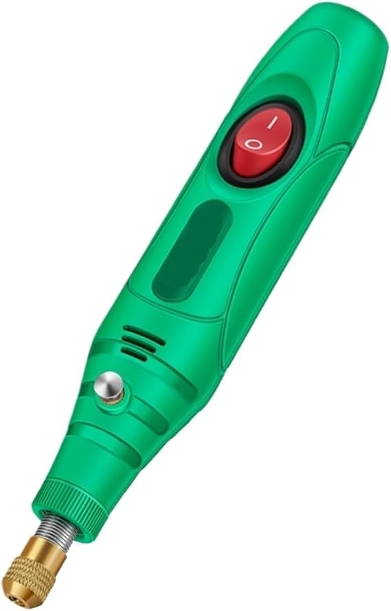 Electric Angle Grinder, Mini Drill Polishing Engraver Pen Grinder Electric Rotary Tool Grinding Machine Miniature Household Tool(A)