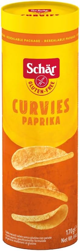 Schar Curvies Paprika Glutensiz Cips 170 gr