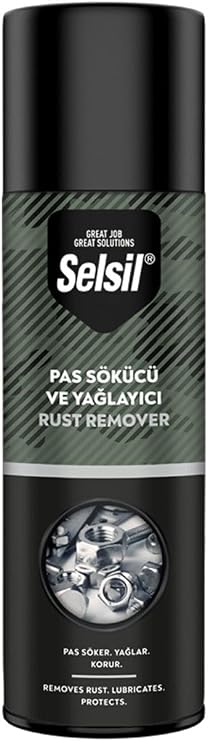 Selsil Bisiklet Zinciri Temizleyici Pas Sökücü Ve Yağlayıcı Sprey 200 Ml