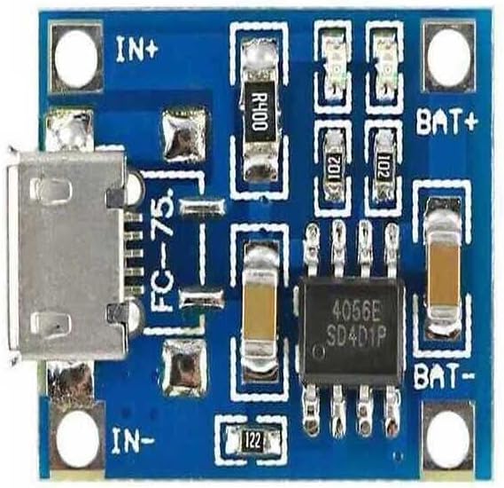 Tp4056 18650 Micro Usb Lityum Pil Şarj Devresi 10 ADET