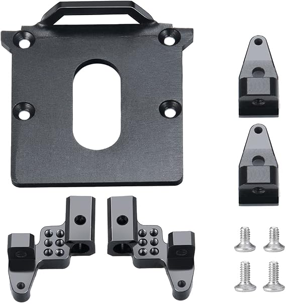 Aluminum Shock Mounts Towers Receiver Stand Upgrades for Axial SCX24 Deadbolt C10 JLU CRC Gladiator Bronco 1/24 RC Crawler Car