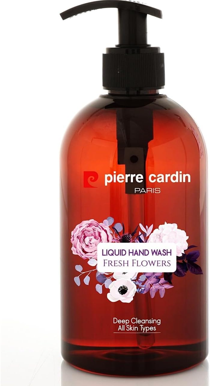 Pierre Cardin Liquid Hand Wash 480 ml – Fresh Flowers-Liquid Soap - Fresh Flowers