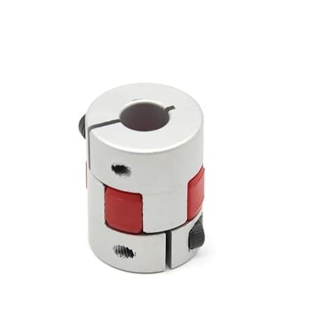 D20 L25 Flexible Coupler Aluminium Plum Flexible Shaft Coupling Connector for Servo Stepper Motor Grooved elastic(5x7mm)