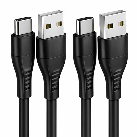 For UMIDIGI G9A G9C G9T G9 5g G6 5g A15T G5A G5 A13 Pro Max G5 A15 A15C G5 G1 Plus G5A G1 Charger Cable, [1M] Super Fast Charging USB A to USB C Type C Charger Fast Charging 3A (Black)