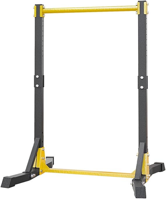 Adjustable Pull Up Bar Station (11 Positions), Heavy-Duty Power Tower Pull Up Rack Pull Up Tower Station - 400Lbs Capacity 63"-84" Height Multifunction Workout Equipment for Home Gym