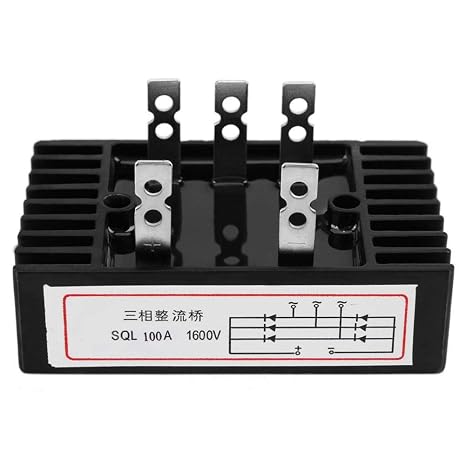 SQL100A 1600V Three Phase Diode Bridge Rectifier Alternating Direct Current Conversion AC to DC