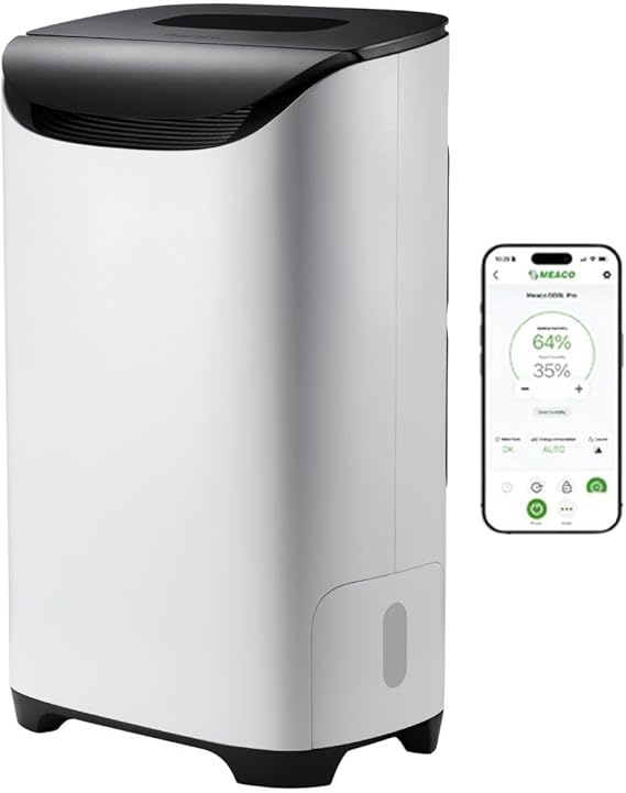Meaco DD8L Pro Desiccant Dehumidifier With Smart App Control