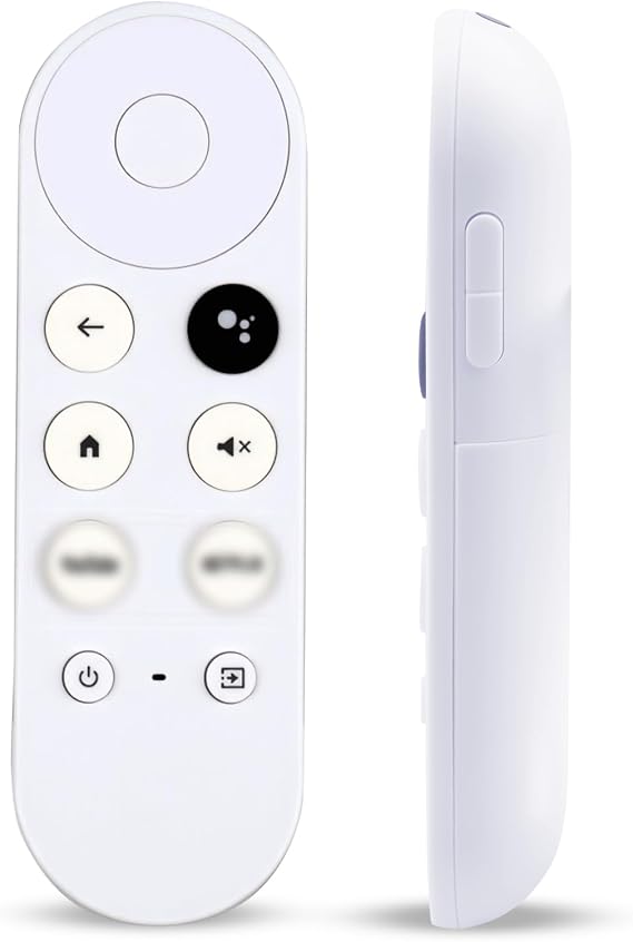Voice Remote Replacement for Google Chromecast 4k Snow TV for Google TV HD/4K,GA01920-US,GA01919-US, for Google TV Streamer (Only for Snow Chromecast Google)
