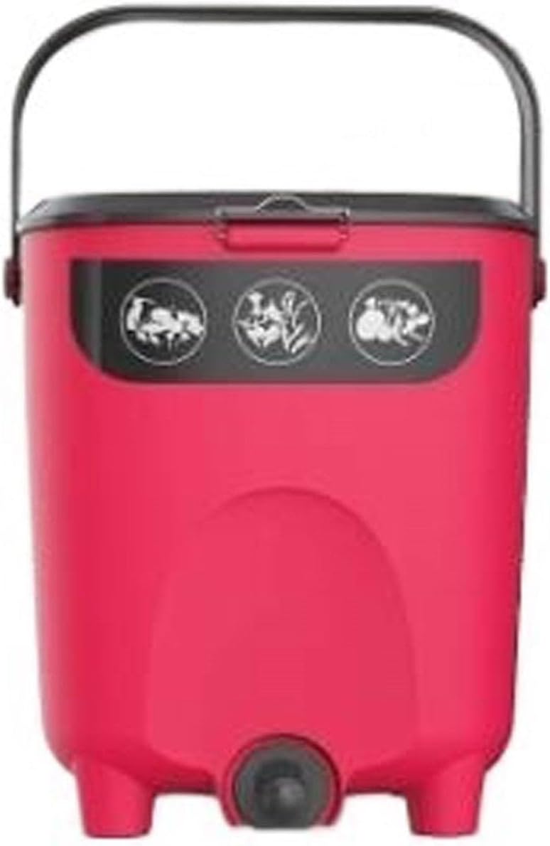 Kitchen Compost Bin, Compost Bucket Bokashi Compost Starter Kit, All Season Indoor Beginners Composter, Countertop Kitchen Compost Bin, Composting Container with Compost Liquid, Food Recycler for Indo