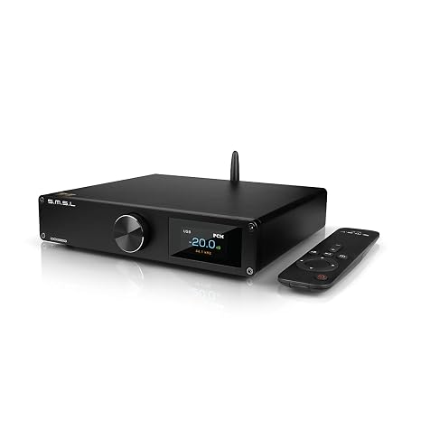 AOSHIDA SMSL DO300 MQA CD Flagship DAC, ES9039MSPRO XMOS XU-316 DSD512 PCM768kHz DA Converters, Bluetooth 5.0 DAC Support LDAC/aptX/aptX HD/SBC/AAC, BT/USB/Optical/Coaxial/IIS/AES(EBU) Balanced Audio