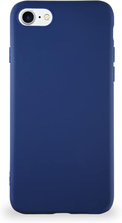 KZY İletişim Apple iPhone SE 2020 ile Uyumlu Kılıf Soft Premier Renkli Silikon Kapak - Lacivert