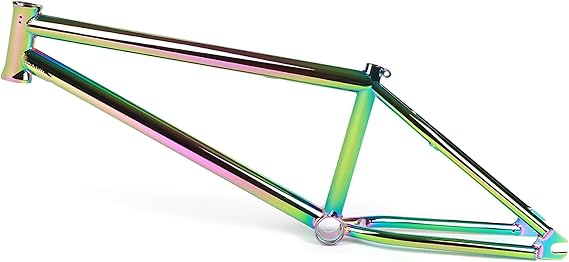 BMX Bike Frame 20" Chromoly Single-Speed Dirt Jump BB73mm Multiple Colors 2.6KG(Green)