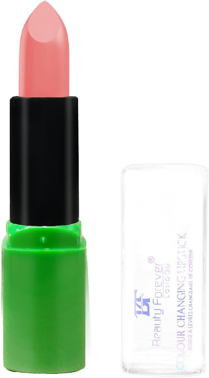 Beauty Forever Colour Changing Magic Aloe Vera Lipstick and Lip Paint, with Vitamin E and Flavours, 3.2gms (102 Strawberry)