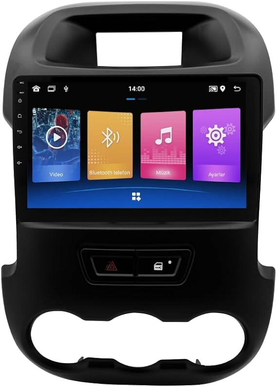 CARVOCAL Ford Ranger ile Uyumlu Android Multimedya (4GB RAM / 64GB HAFIZA)