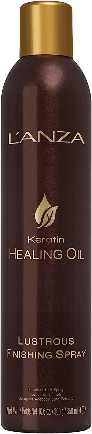 L'Anza Keratin Healing Oil Lustrous Finishing Spray, Boosts Shine And Volume While Deeply Hydrating The Hair From Roots To Tips, For A Grease-Free, Frizz-Free, Relaxed Hair 350Ml