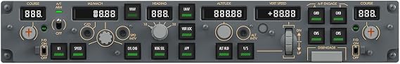 WINGFLEX Flug Simulator Control Panel MCP Mode Spiel Simulator Flugsimulation für B737 NG/MAX Control Plug-and-Play