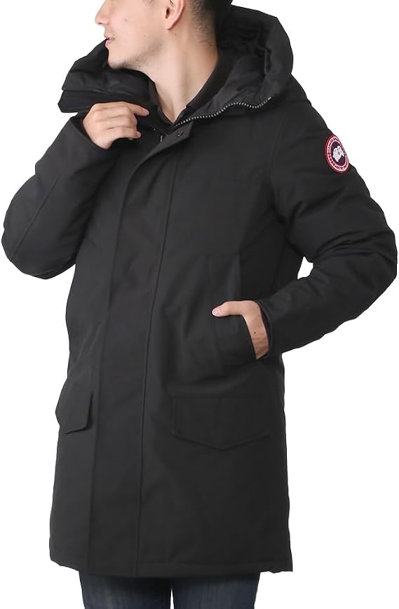 カナダグース ダウンジャケット メンズ Langford Parka ラングフォードパーカー ポリエステル 2052m 61 ブラック 並行輸入品
