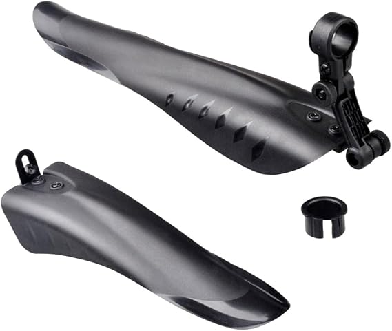 Black Mud Guard for Mountain Bike, Front and Rear 2 Sets