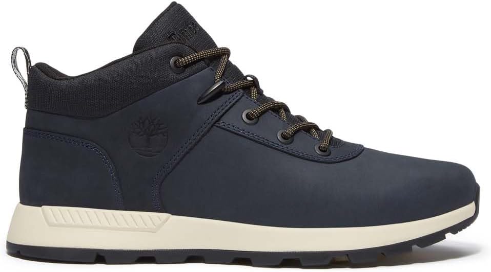 Timberland Men's Sprint Basic Mid Lace Leather Trainers Black