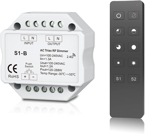 AC Triac Dimmer white