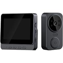 CNANRNANC 4.3 Inch Doorbell Camera Screen Wireless Video Doorbell Phone Security Camera Doorbell Intercom