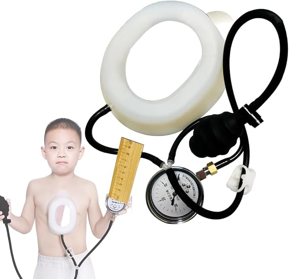 Pectus Excavatum Vacuum Bell,Pectus Excavatum Orthosis Brace for Adults and Child,Physical Correction of Pectus Excavatum,Vacuum Bell Therapy,S
