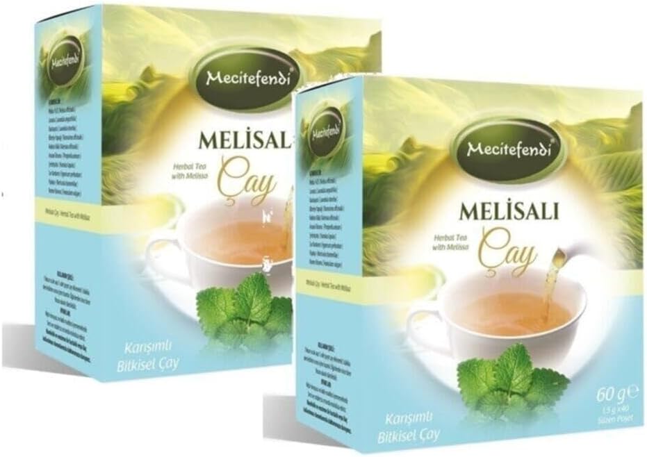 Mecitefendi Melisalı Çay Süzen Poşet, 2'li Paket, 40'lı