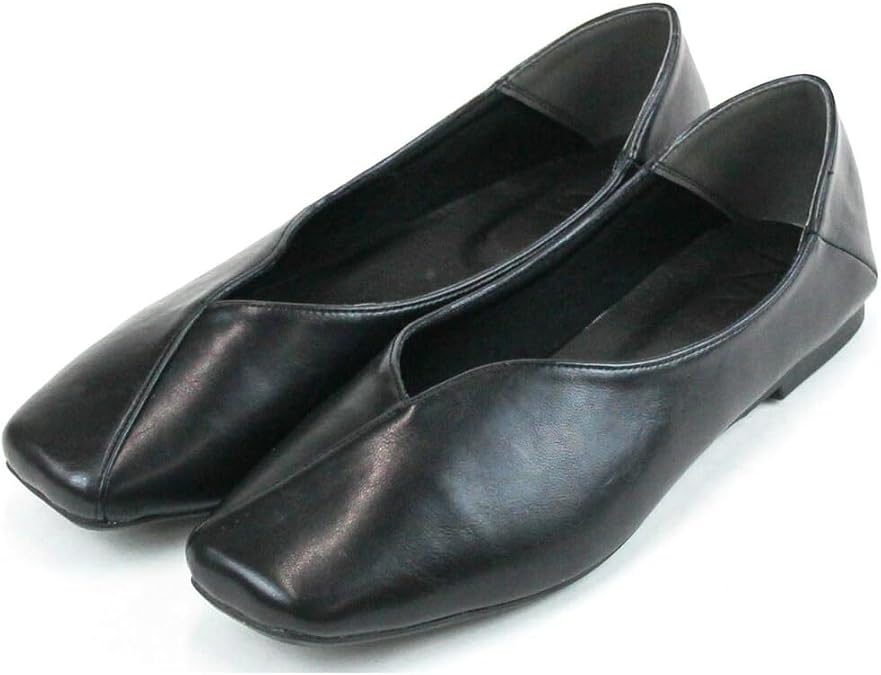 Vivian Adjustable Flat Shoes with Step-in Design and Flat Pumps