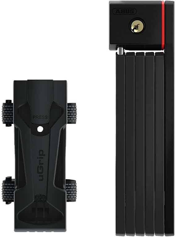 ABUS Abus Trusted German Brand for 100 Years Bicycle Lock Key / Dial Folding Compact Folding Lock UGRIP BORDO 5700 Theft Compensation System 80 cm Japanese Official Product