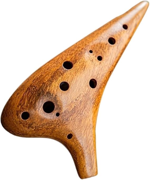 12-hole AC-tuned Alto C-tuned Beginners' Professional Wooden Ocarina Instrument